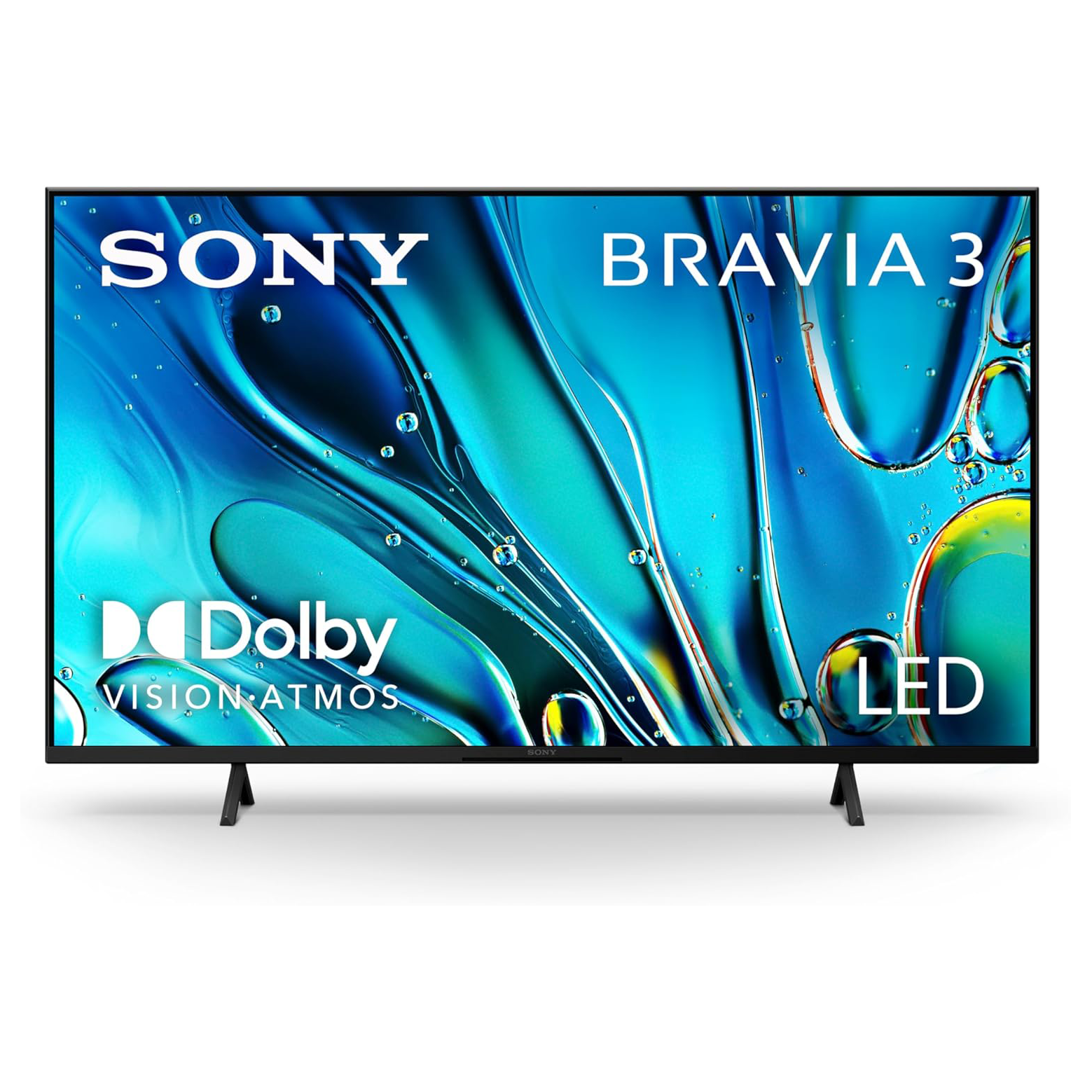 Sony 50-Inch Class 4K Ultra HD BRAVIA 3 LED Smart TV with Google TV, Dolby Vision HDR, and Exclusive Features for PlayStation®5 (K-43S30)