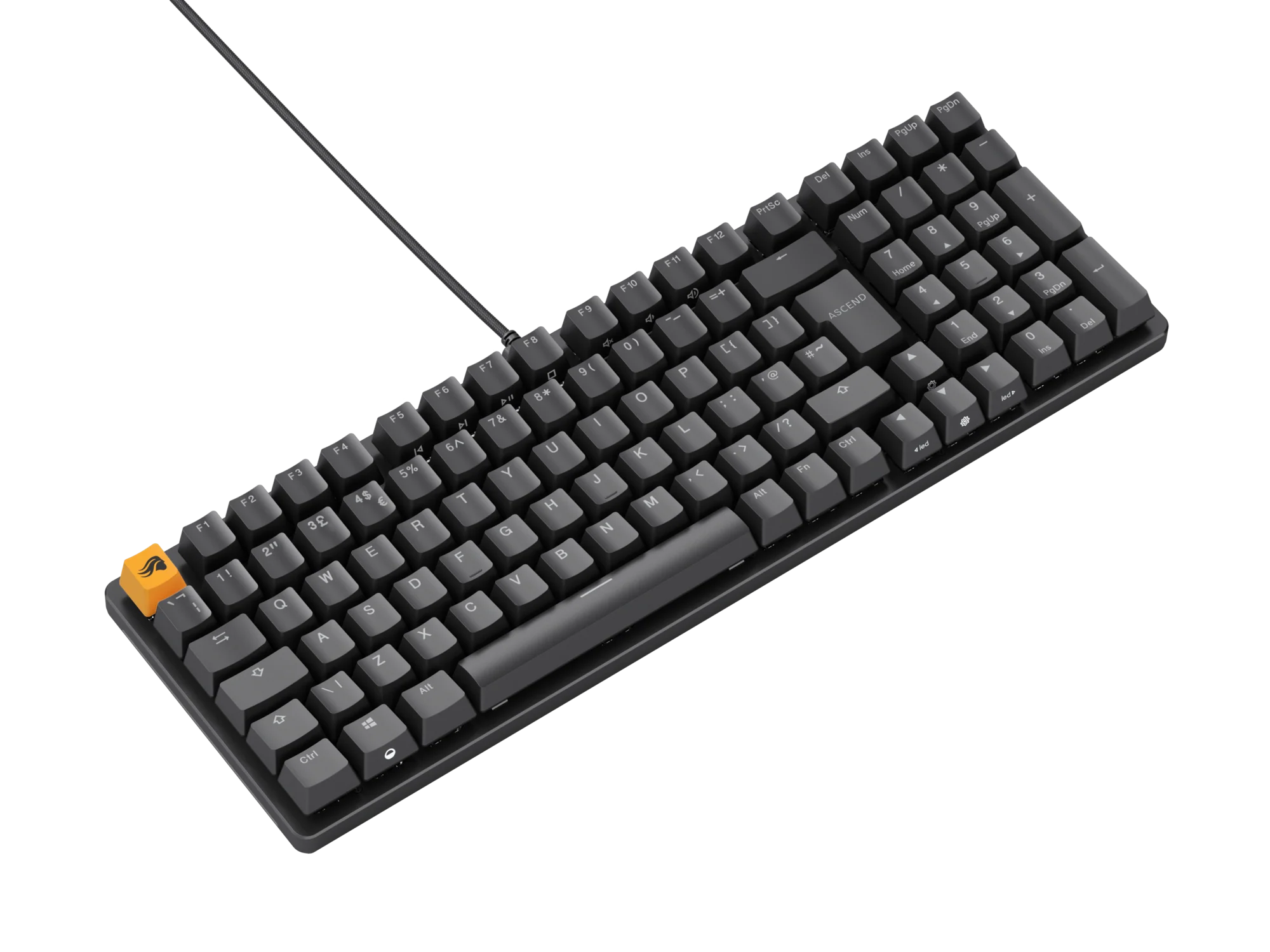 Glorious GMMK 2 Full-Size 96 % – Fox-Switch. NO-Layout – Schwarz