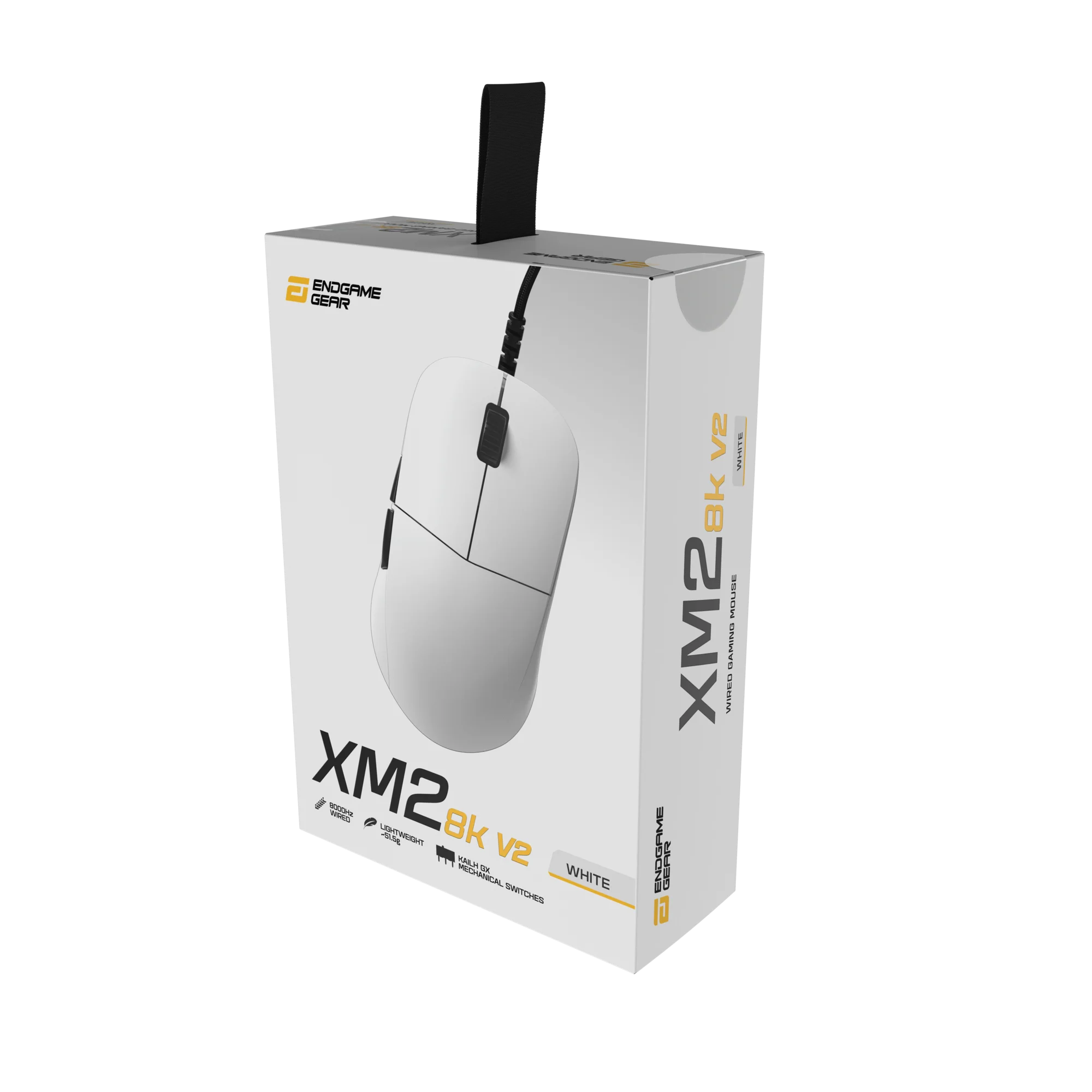 Endgame Gear XM2 8K V2 – Kablet Gaming Mus (Hvid)