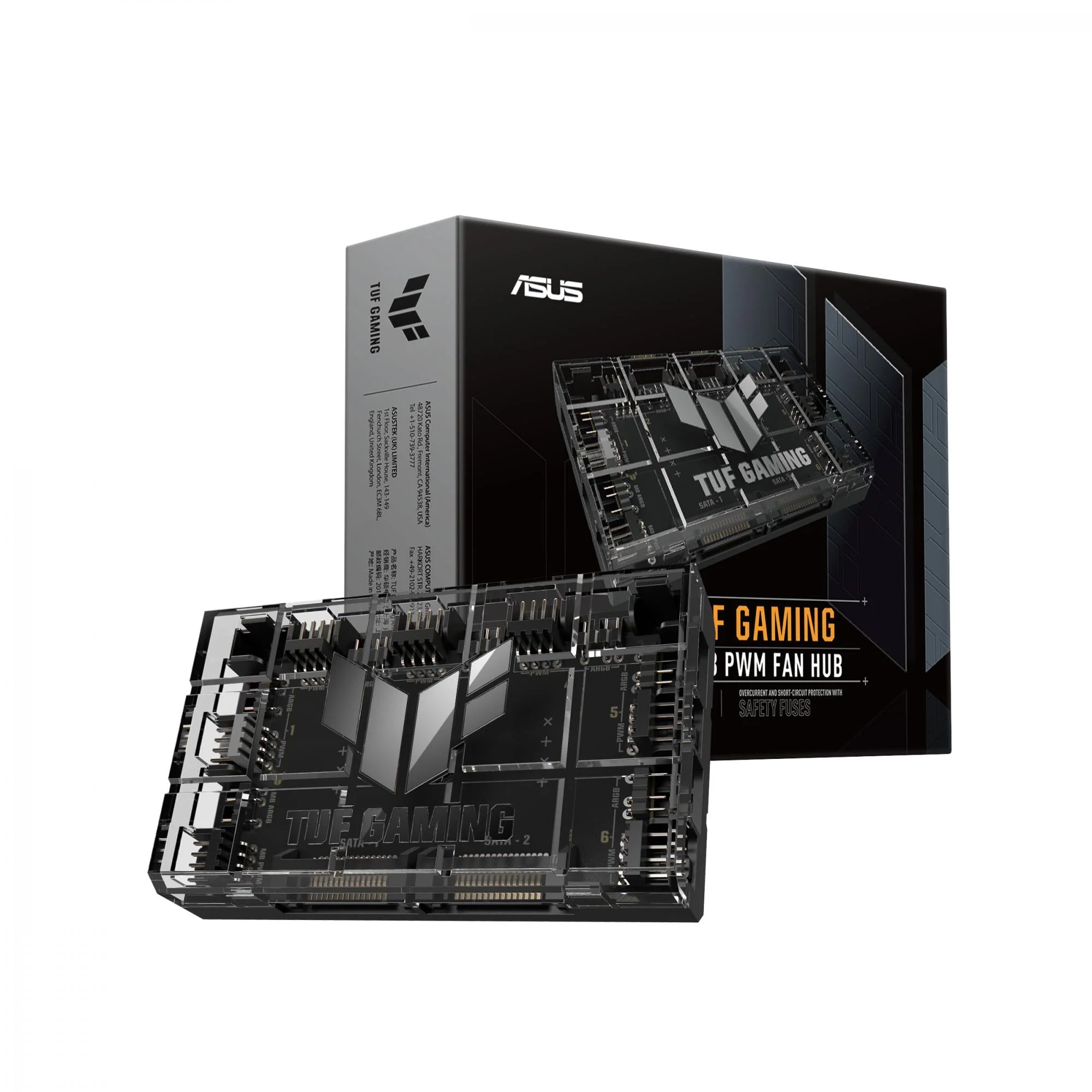 ASUS TUF Gaming ARGB PWM Fan Hub for up to six case fans