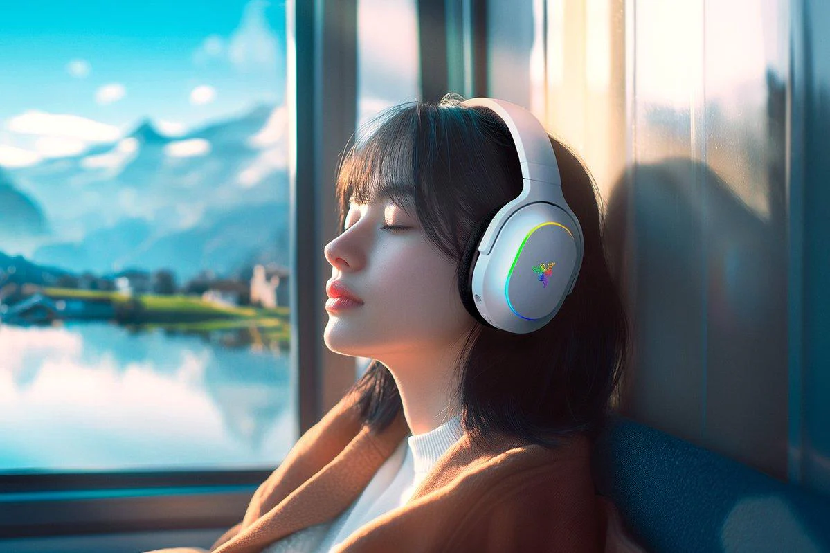 Razer – Barracuda X Chroma – Trådløst Gaming Headset (Hvid)