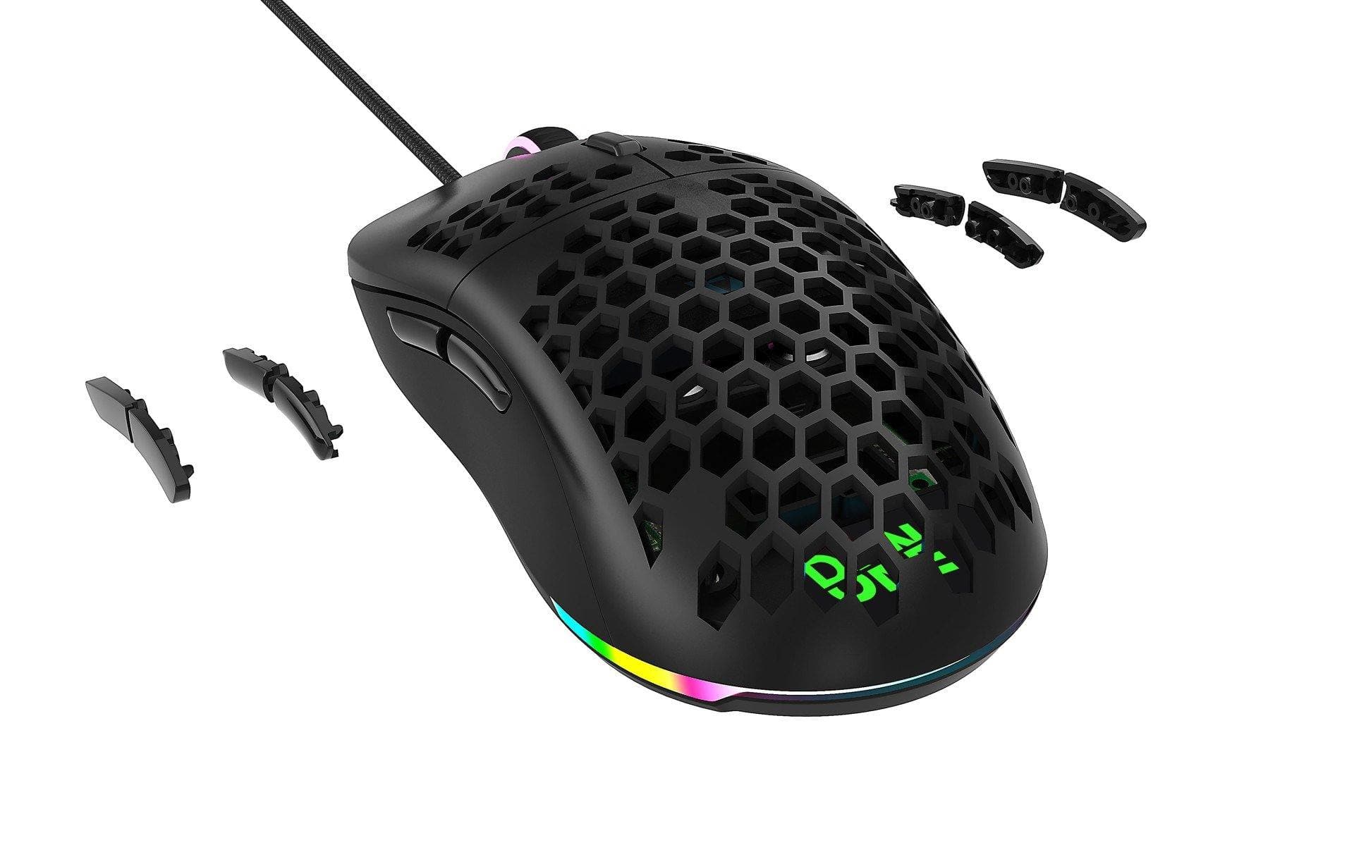 DON ONE – GM500 RGB leichte Gaming-Maus – SCHWARZ