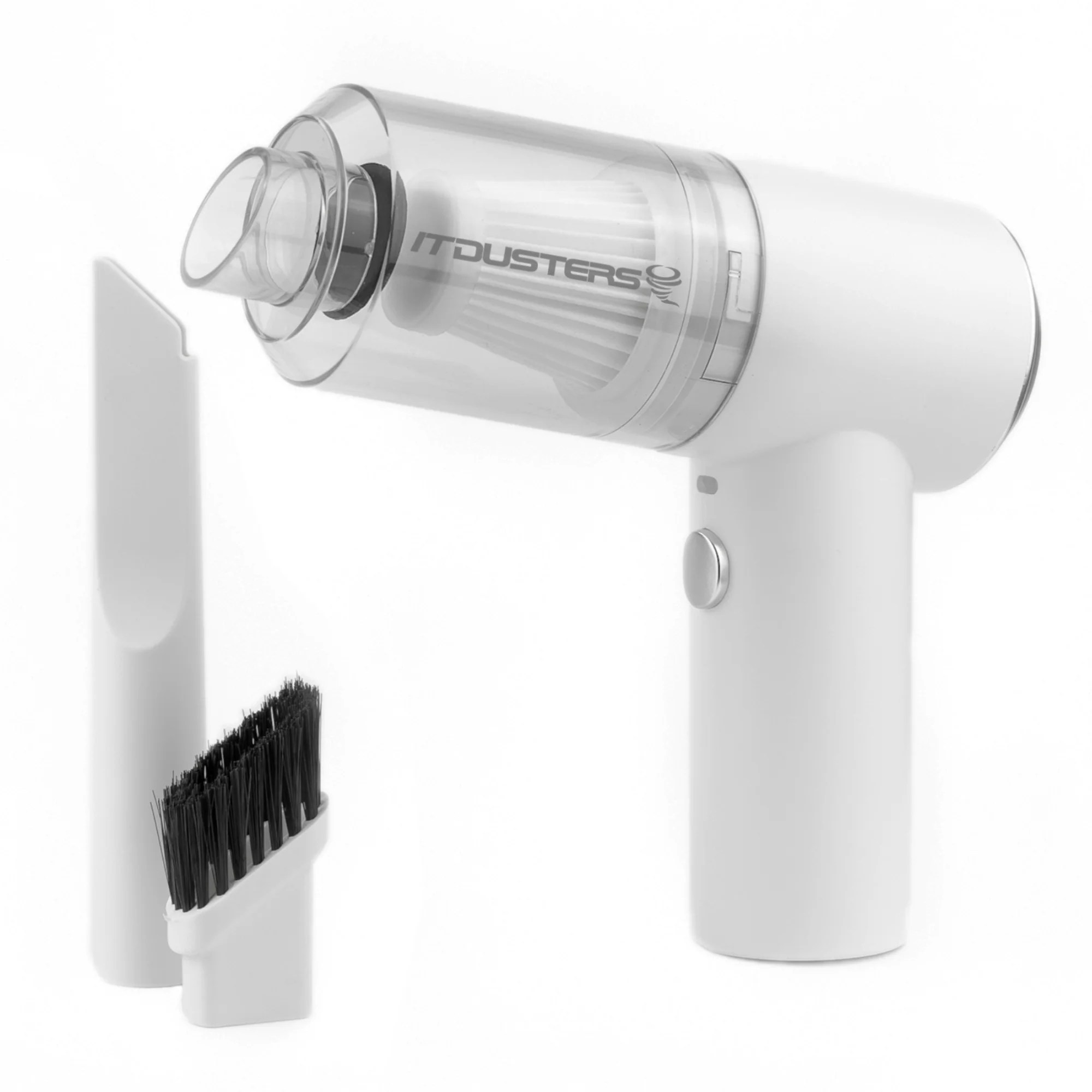 IT Dusters XTRACT Akku-Staubsauger – 4500 Pa. 2000 mAh (bis zu 30 Min.). 2x Düsen im Lieferumfang enthalten